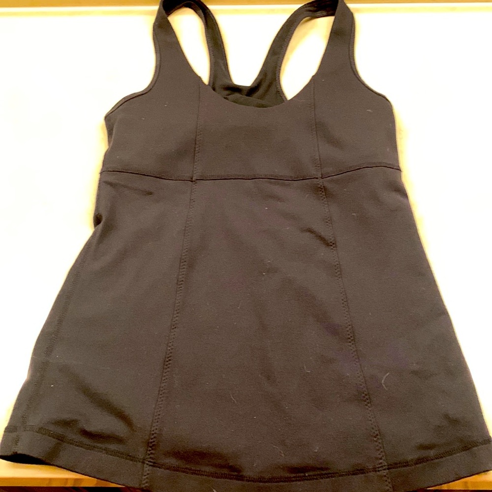 Black Lululemon Tank Size 6